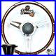 Steering Wheel & Boss Fittings 15 Dark Wood For Land Rover Defenders 48 Spline