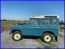 Superb Genuine Land Rover Series 3 Station Wagon -1975N New Galvanised Chassis