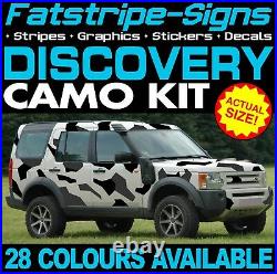 To fit LAND ROVER DISCOVERY GRAPHICS CAMO STICKERS DECALS STRIPES 4x4 2 3 4