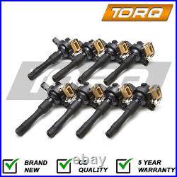 Torq 8X FOR BMW 7 SERIES E38 735I 3.5 PETROL (1996-01) IGNITION COIL PACKS PENCI