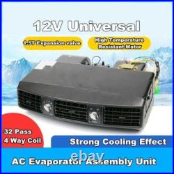 Universal 3-Speed 12V A/C 32 Pass Evaporator Compressor Air Conditioner 80W 15A Universal 3-Speed 12V A/C 32 Pass Evaporator Compressor Air Conditioner 80W 15A