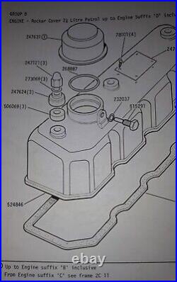 Used Valve Cover for Land Rover 88-109 Series 2&3 Gasoline (524846)