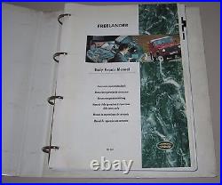 Werkstatthandbuch Landrover Freelander Karosserie Reparaturanleitung Stand 1998