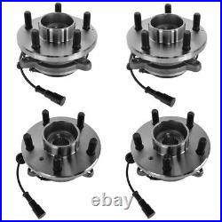 Wheel Bearing & Hub Front & Rear Kit Set of 4 for Land Rover Discovery Series II