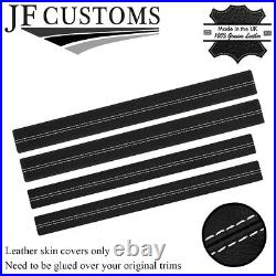 White Stitch Leather Head Pad Covers For Land Rover Series 2 2a 3 Station Wagon