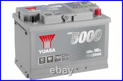 YUASA Car Battery 12V 80Ah 740A B3 T1 Starter SMF Fits BMW 3 Series 318tds